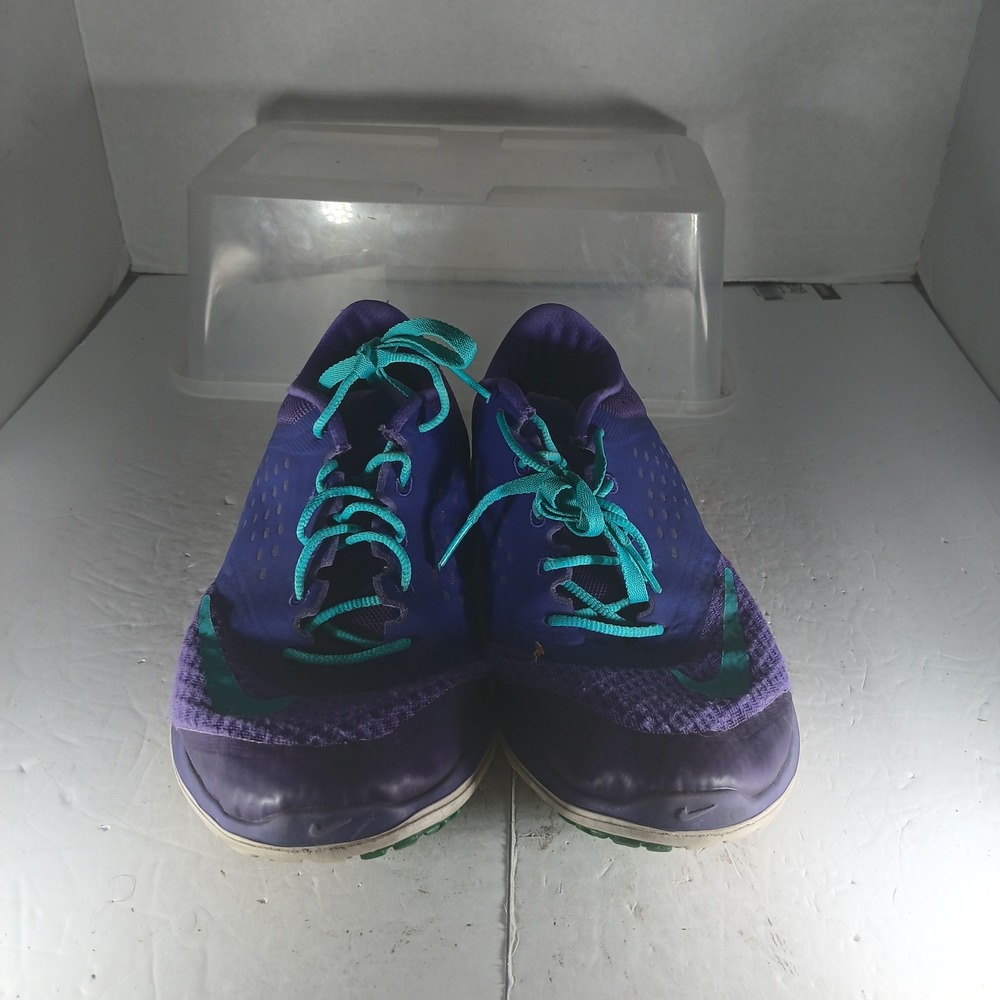 Nike Free 5.0 TR Fit 4 Size 9.5 Purple Teal Training Sneakers 684667-500 - Picture 3 of 9